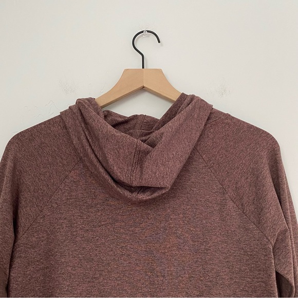 Athleta Uptempo Hoodie Walnut Brown Hearth Rose - Picture 10 of 10